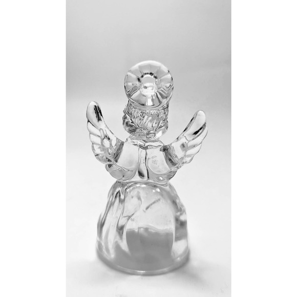 Vintage Mikasa Germany Crystal Angel Christmas Ornament Figurine Heavenly Music - Picture 2 of 6